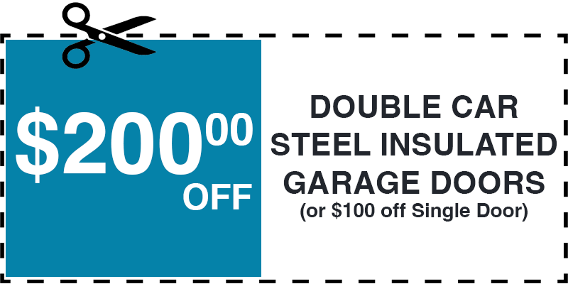 200 off garage door repair Selden
