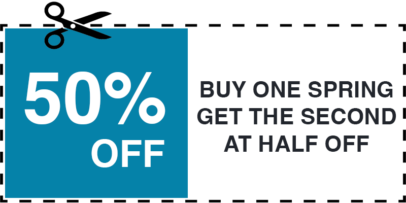 HALF OFF GARAGE SPRING Selden